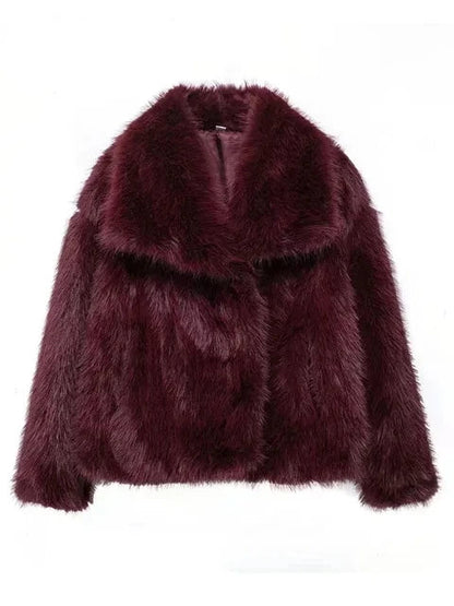 Frosted Allure Fur Coat