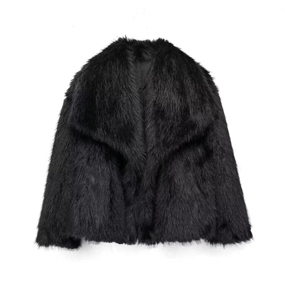 Frosted Allure Fur Coat