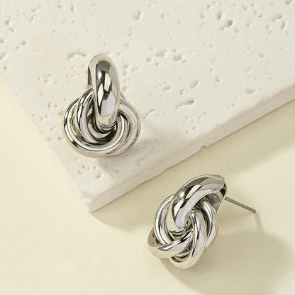 TimelessKnot Hoop Earrings