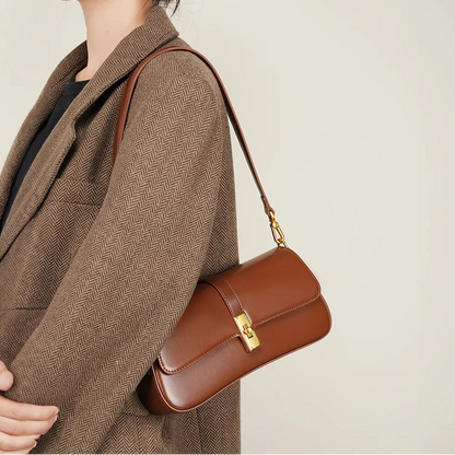 Charmé Classic Leather Underarm Bag