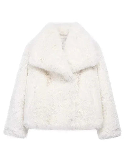 Frosted Allure Fur Coat