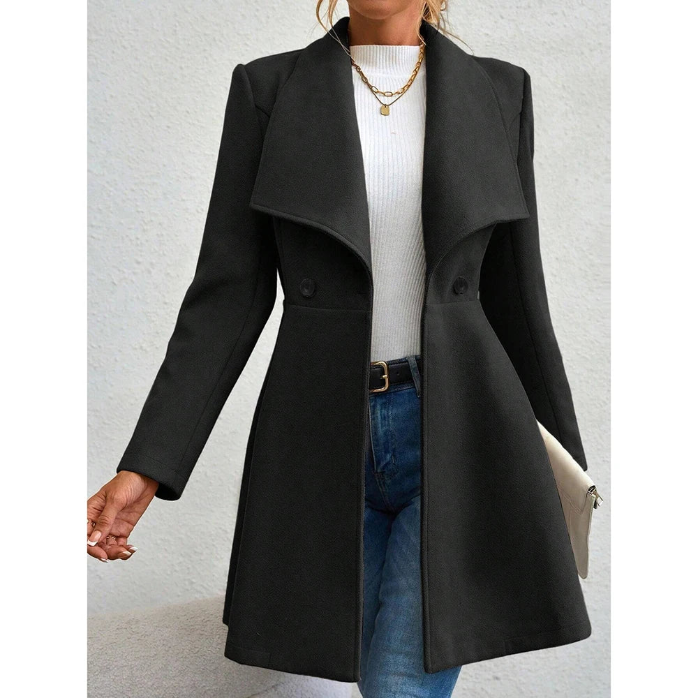 Sophia Luxe Lapel Coat