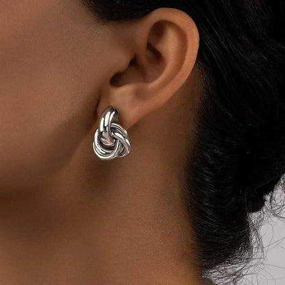 TimelessKnot Hoop Earrings