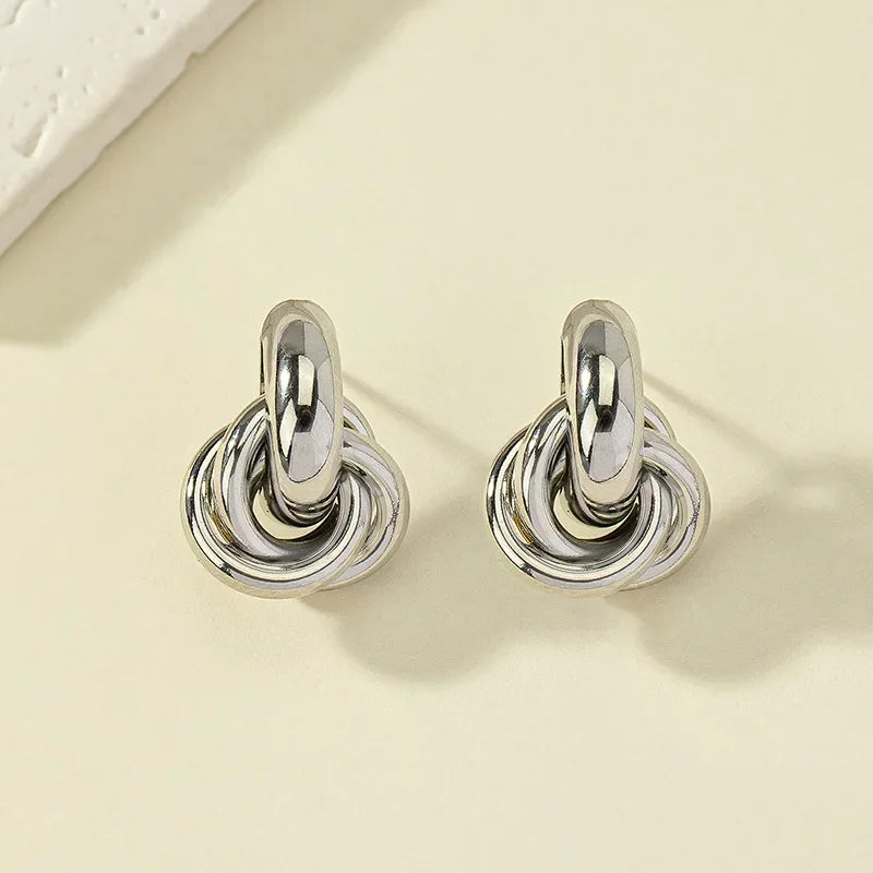 TimelessKnot Hoop Earrings