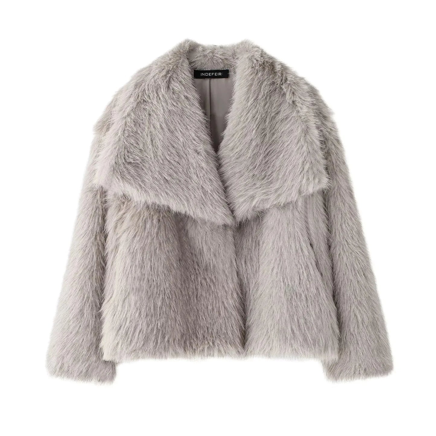 Frosted Allure Fur Coat